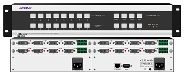 AB8216高清無(wú)縫混插矩陣主機(jī)箱